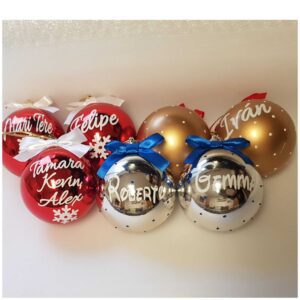 bolas de navidad personalizadas