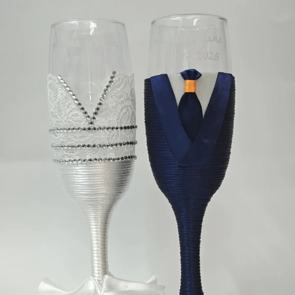 Copas de novios personalizadas – Modelo 166