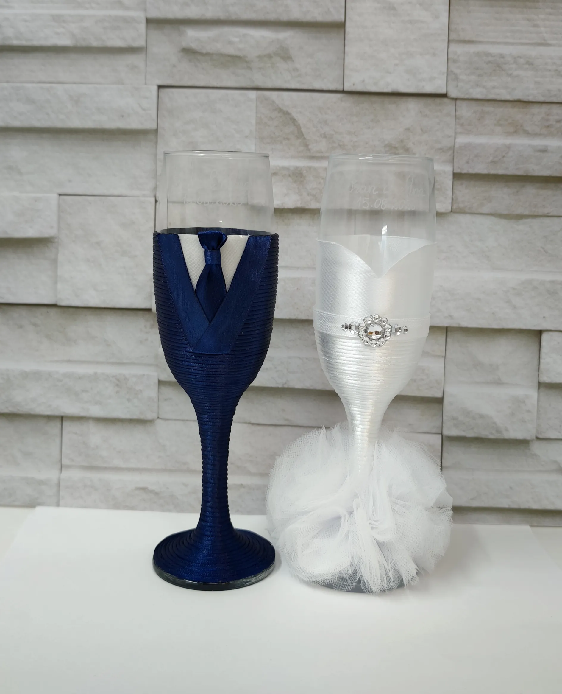 Copas de novios personalizadas – Modelo 185