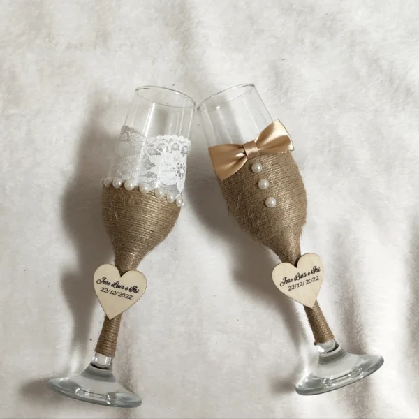 Copas de novios personalizadas – Modelo 232