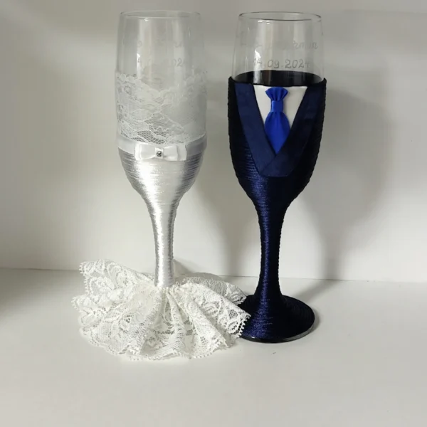 Copas de novios personalizadas – Modelo 132