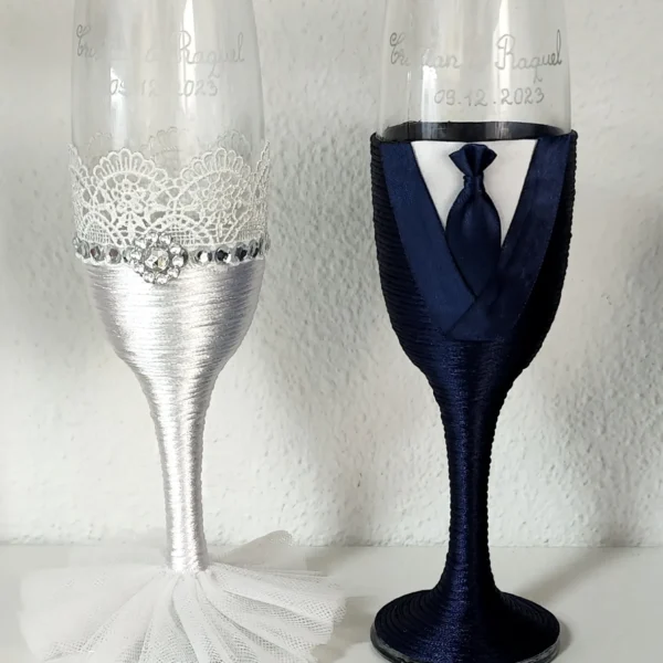 Copas de novios personalizadas – Modelo 31