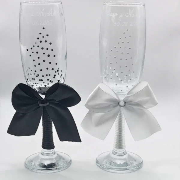 Copas de novios personalizadas – Modelo 186