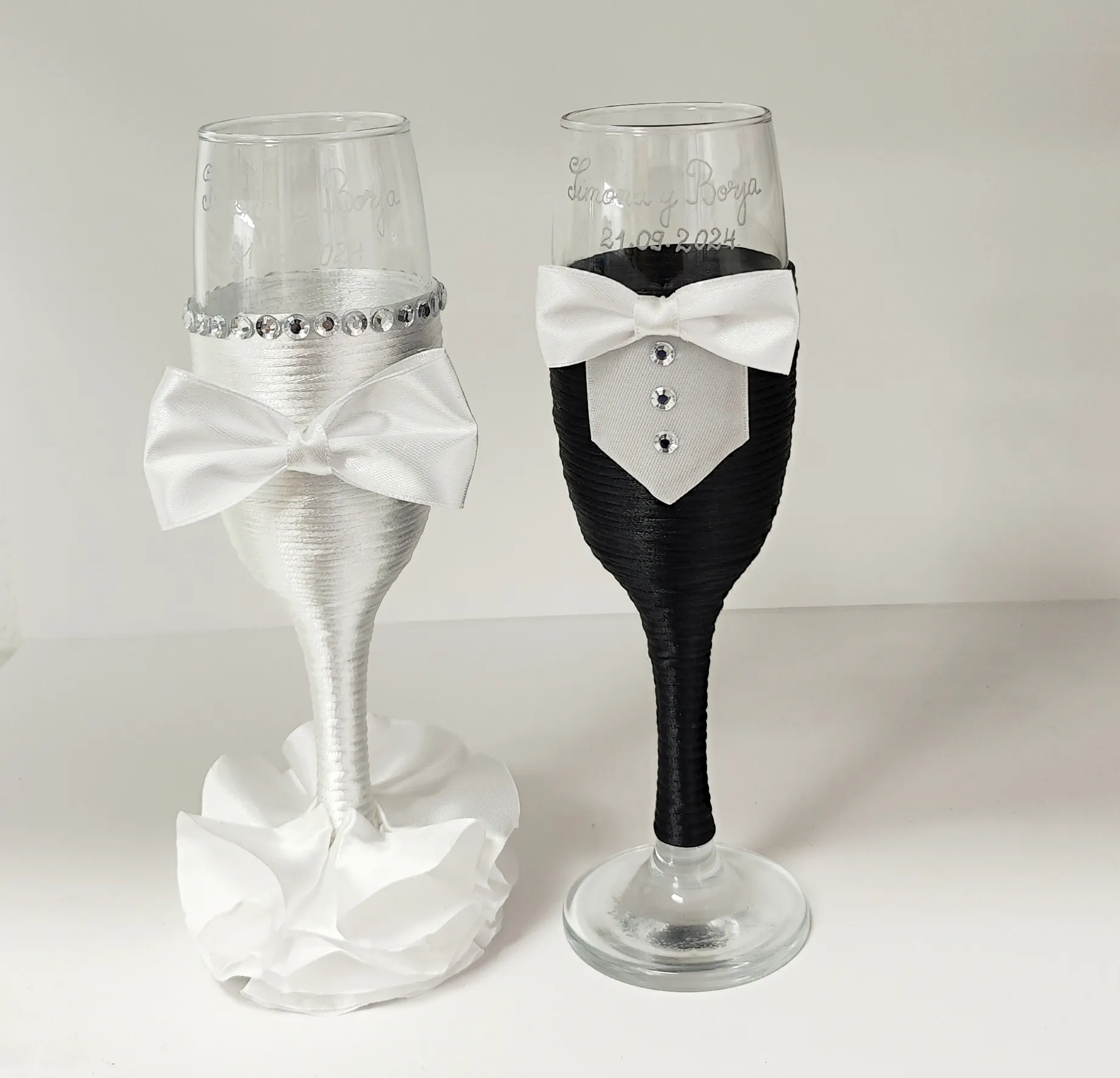 Copas de novios personalizadas – Modelo 223