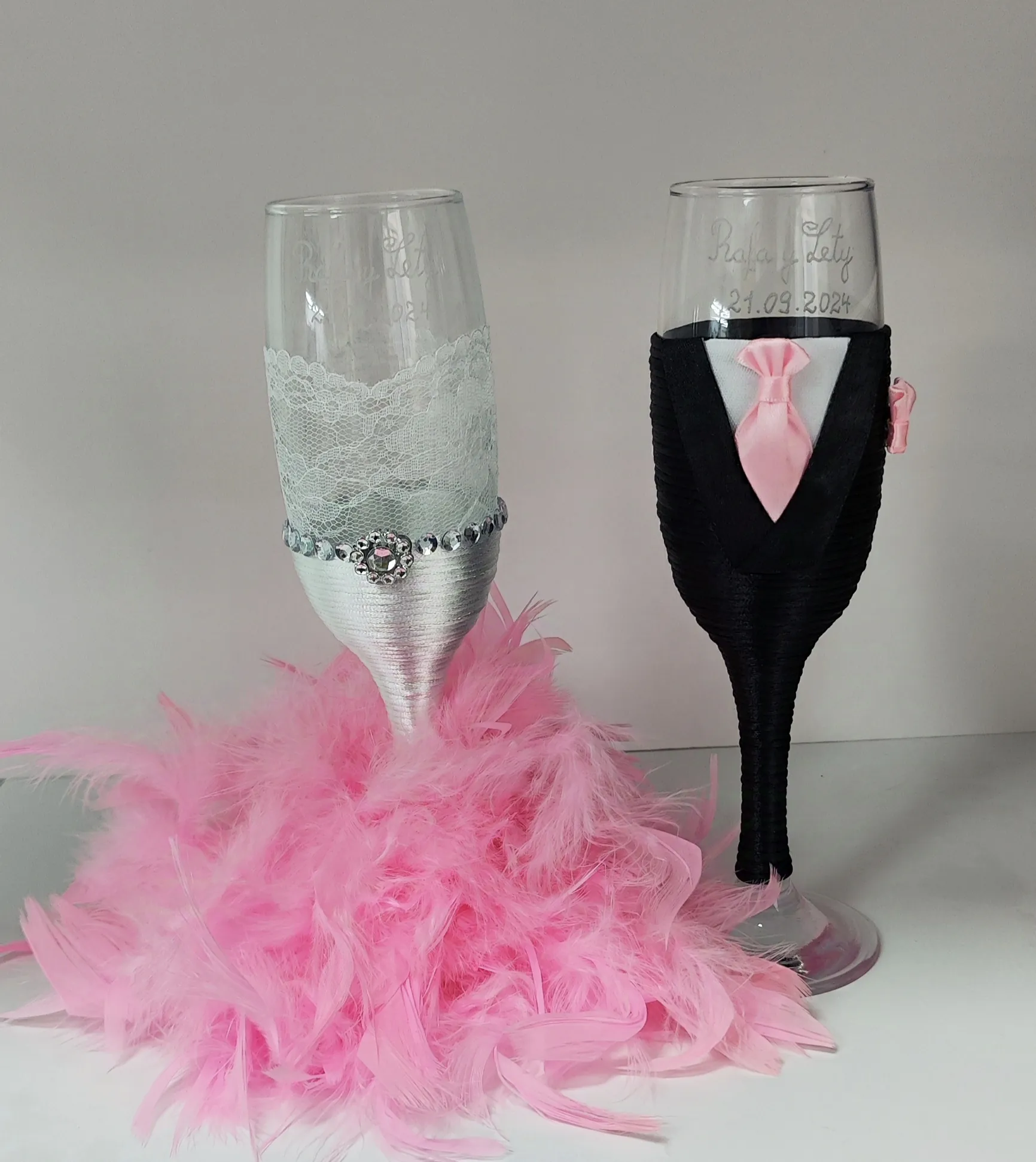 Copas de novios personalizadas – Modelo 215