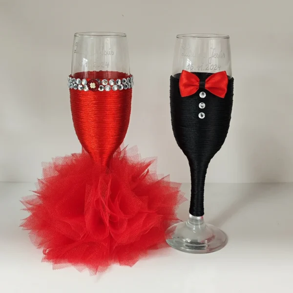 Copas de novios personalizadas – Modelo 102