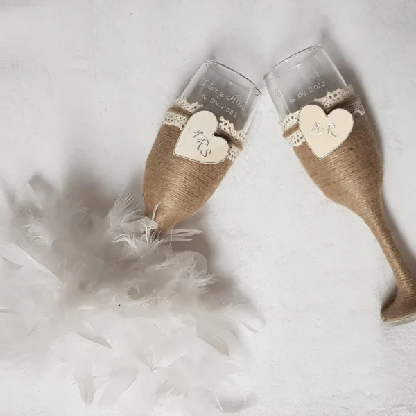 Copas de novios personalizadas – Modelo 23