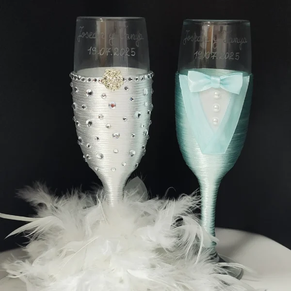 Copas de novios personalizadas – Modelo 71