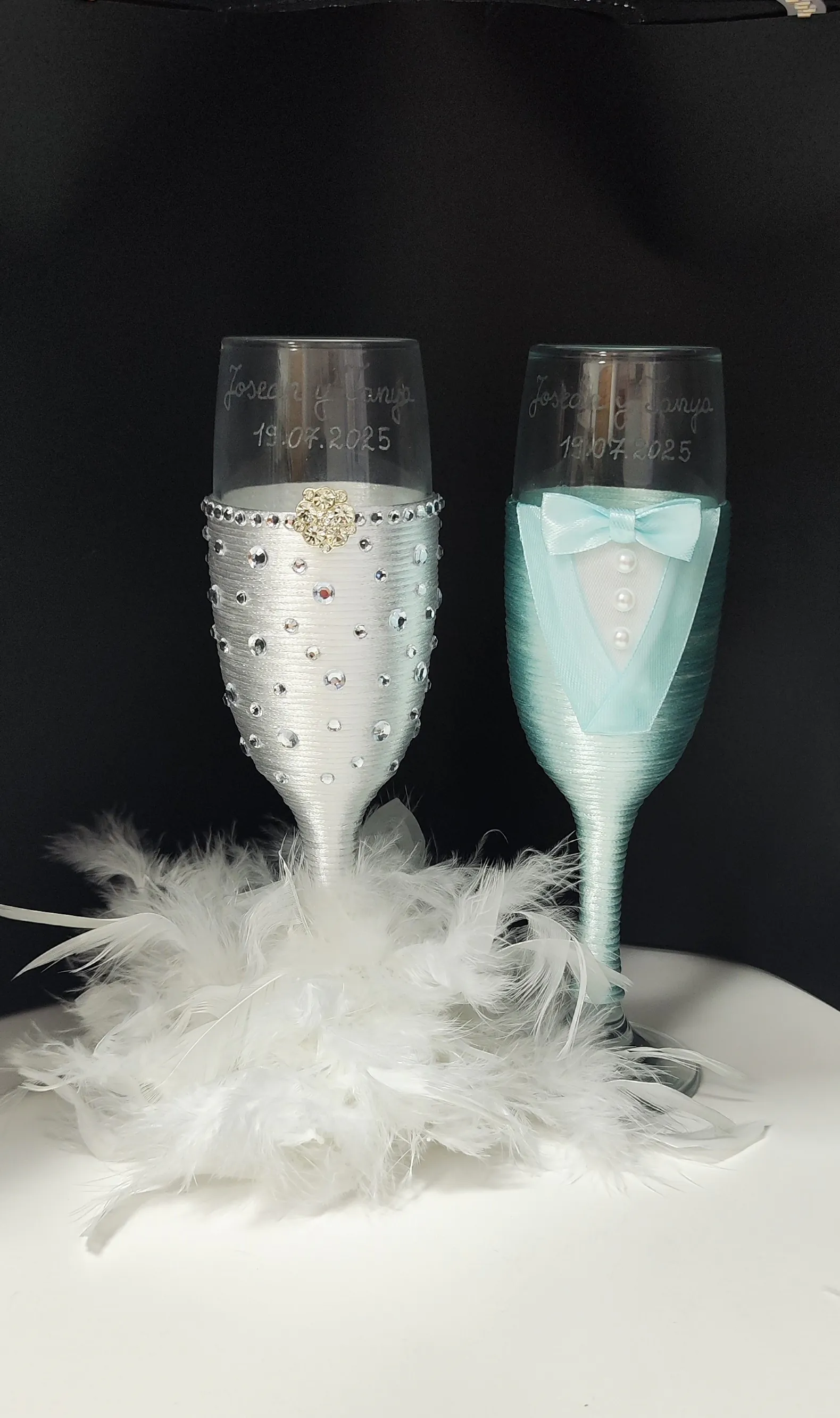 Copas de novios personalizadas – Modelo 71