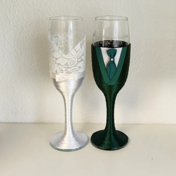 Copas de novios personalizadas – Modelo 125