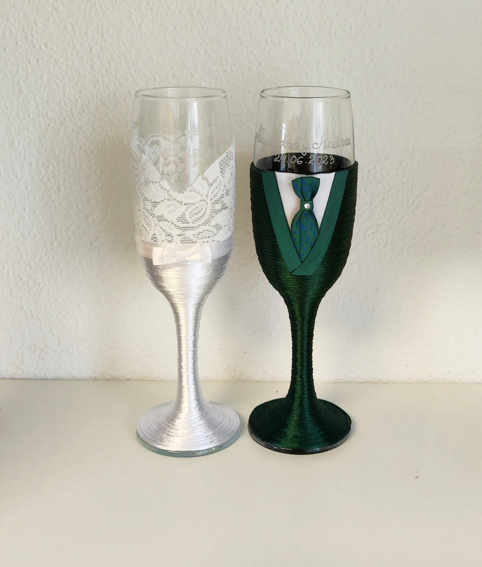 Copas de novios personalizadas – Modelo 125