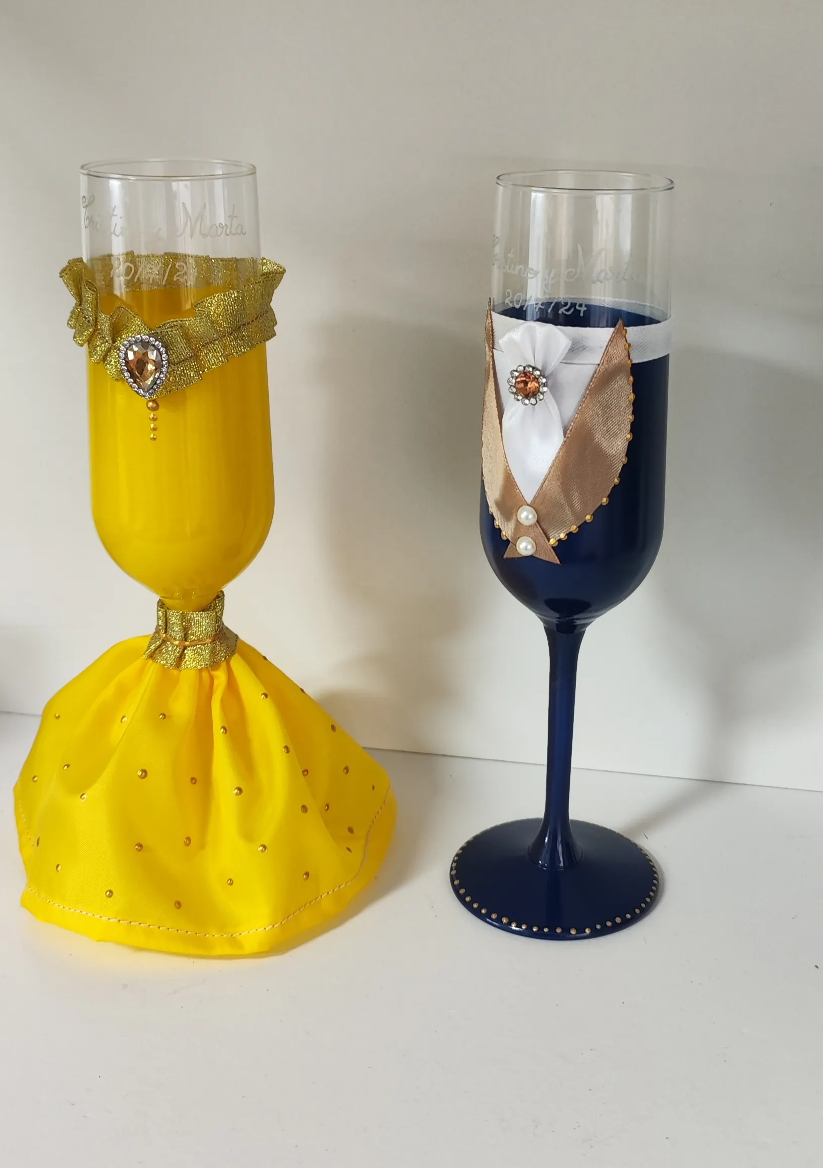 Copas de novios personalizadas – Modelo 179