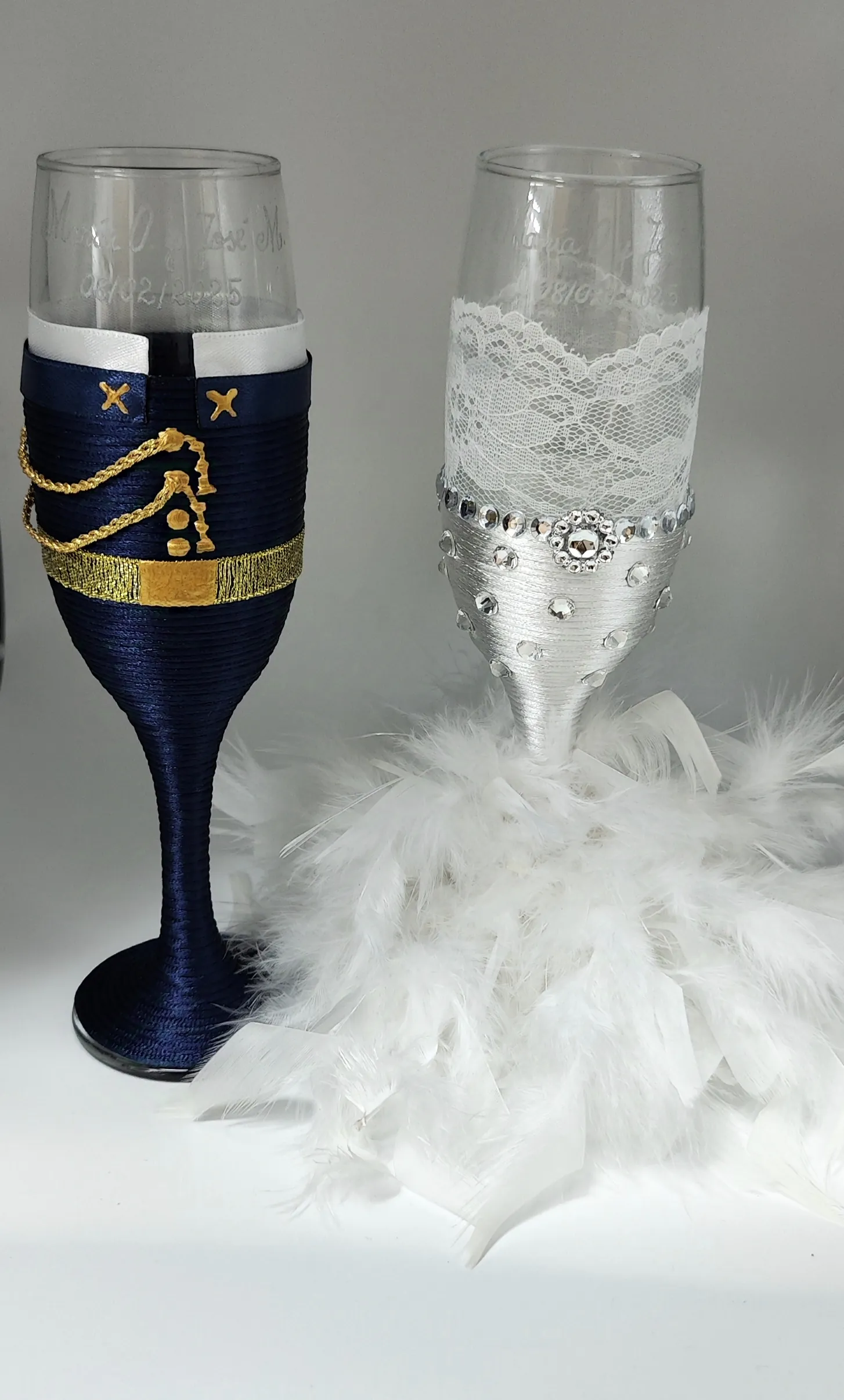 Copas de novios personalizadas – Modelo 55