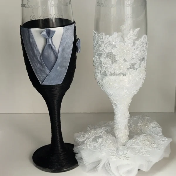 Copas de novios personalizadas – Modelo 64