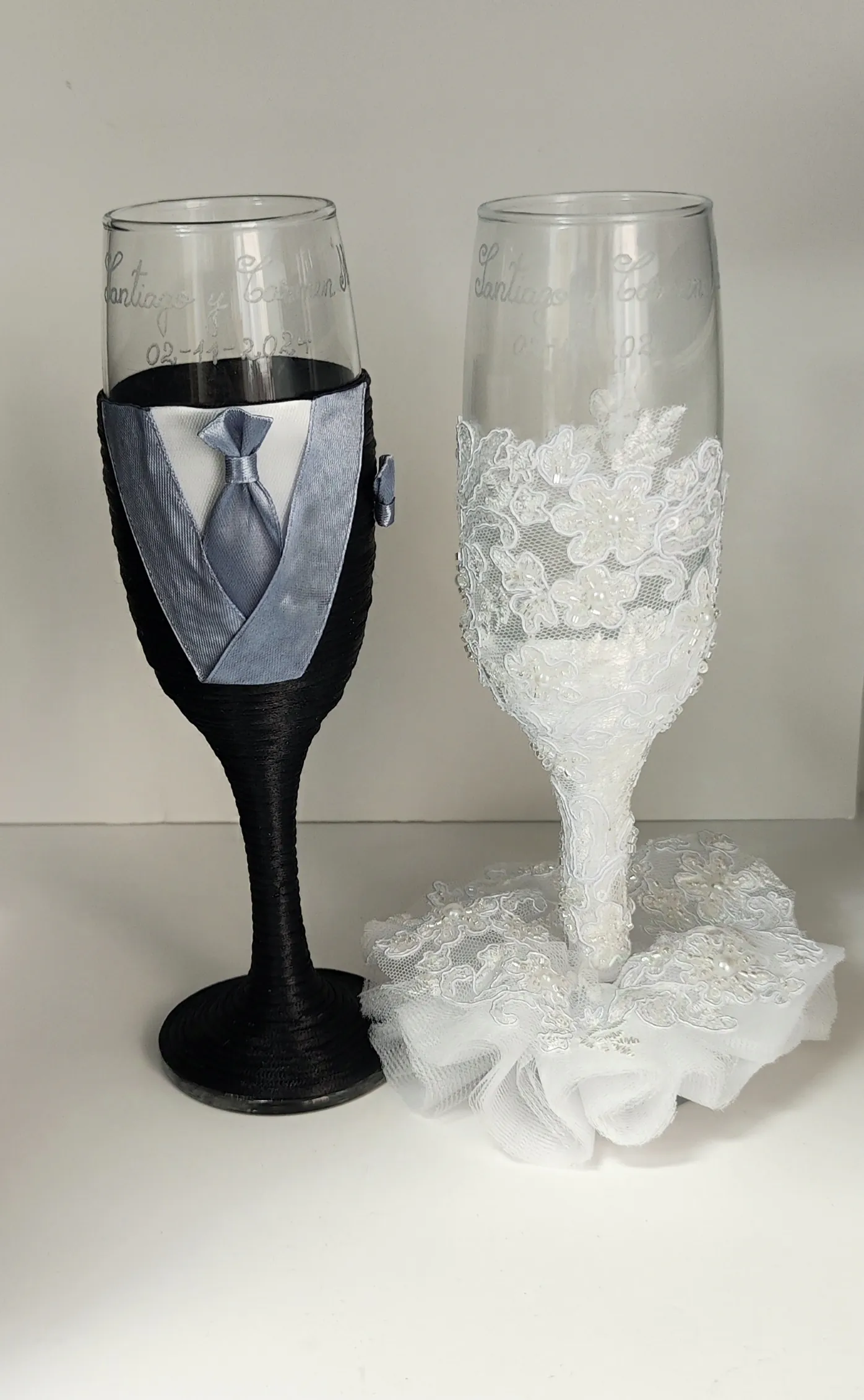 Copas de novios personalizadas – Modelo 64