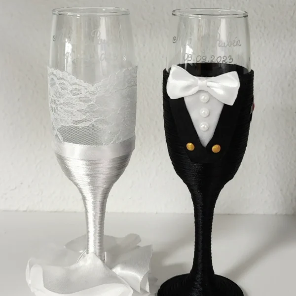 Copas de novios personalizadas – Modelo 65