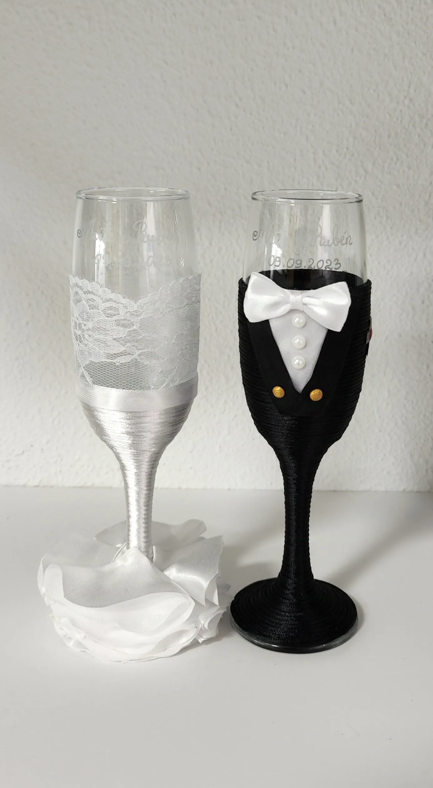 Copas de novios personalizadas – Modelo 65