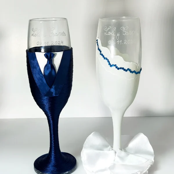 Copas de novios personalizadas – Modelo 5
