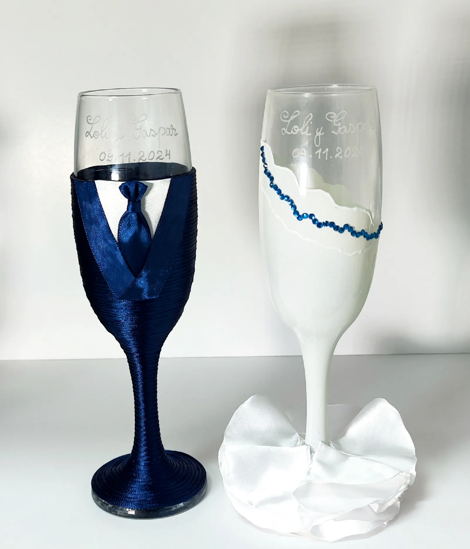 Copas de novios personalizadas – Modelo 5