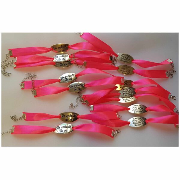 pulseras personalizadas pulseras grabadas regalos para invitados