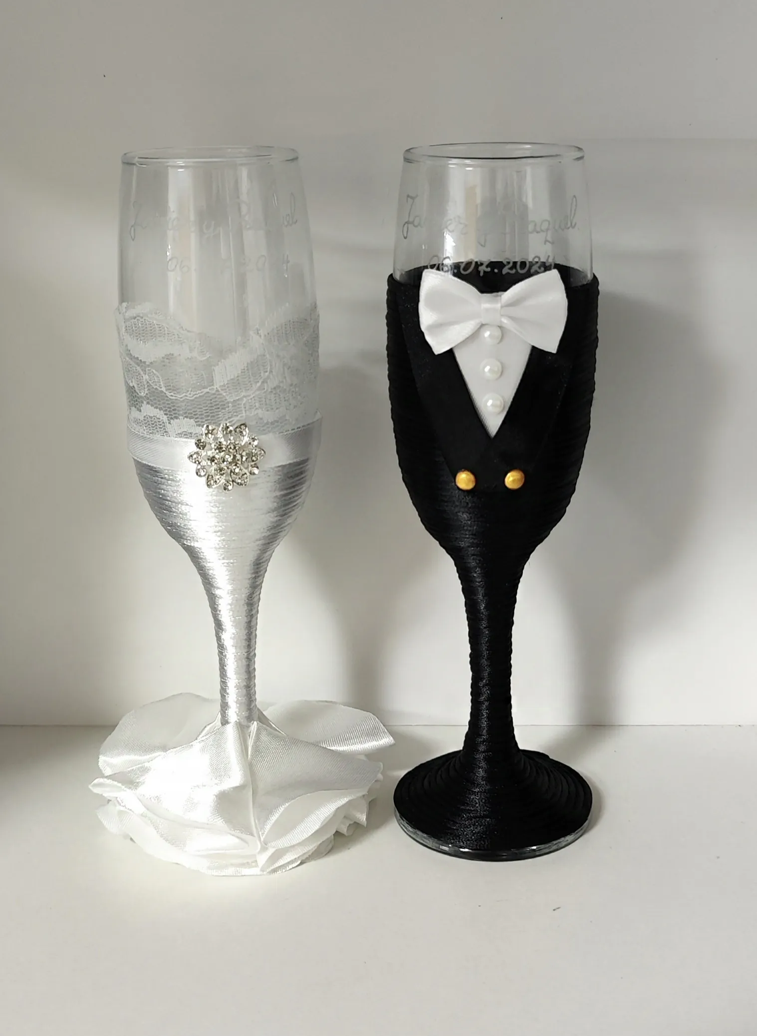 Copas de novios personalizadas – Modelo 19