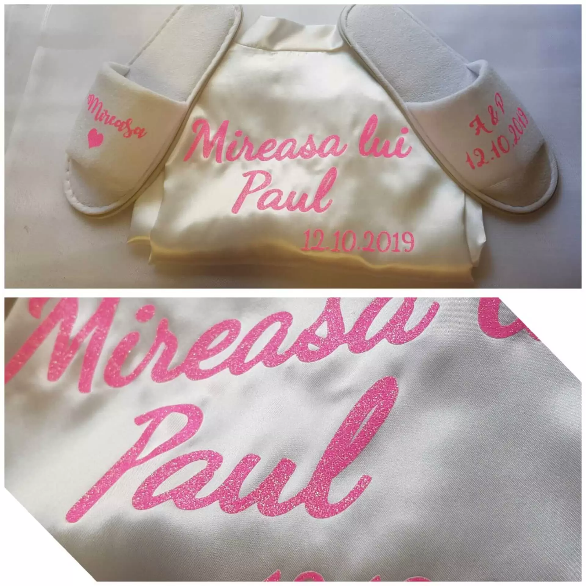 Batas Personalizadas Batas Personalizadas novia batas personalizados batas personalizada bata personalizada Batas Novias Originales Novias originales Bata para novias Bata Blanca zapatillas personalizadas 