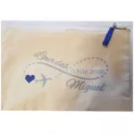 Neceser de algodón personalizado 25×16 cm – Modelo 5
