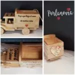 Camion de madera para arras | porta arras | detalles boda