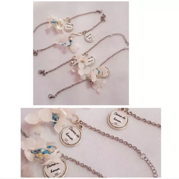 pulseras damas de honor