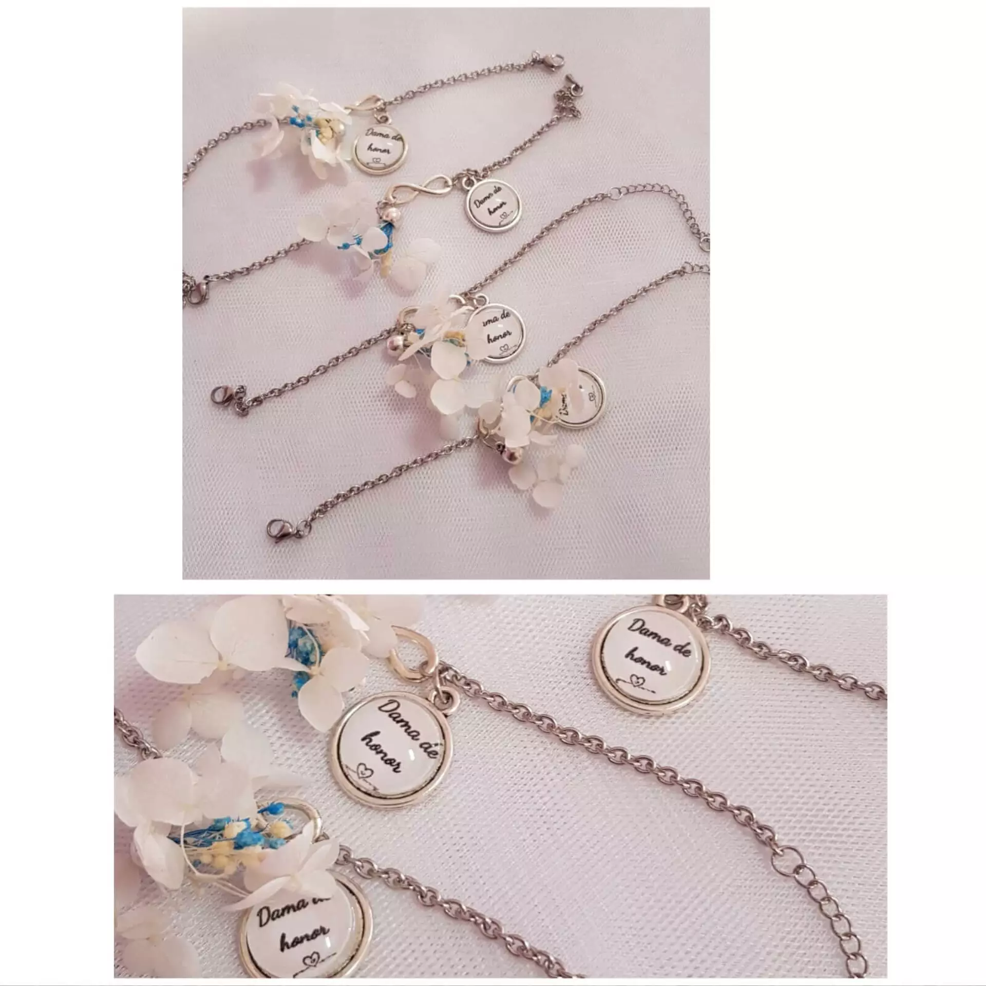 pulseras damas de honor