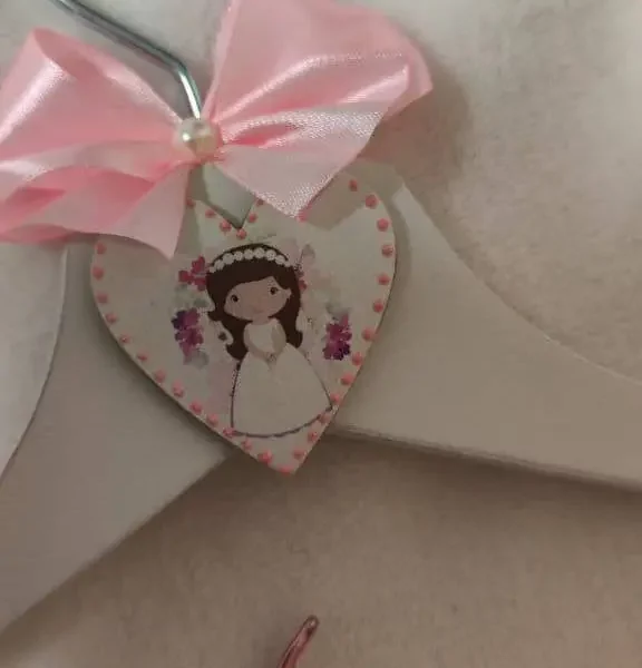 percha primera comunion niña