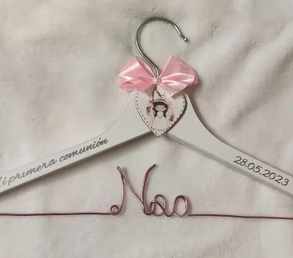 percha primera comunion niña