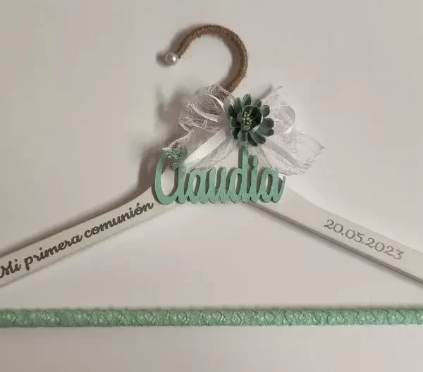 percha primera comunion niña