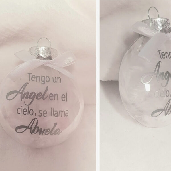 Bolas de navidad planas personalizadas
