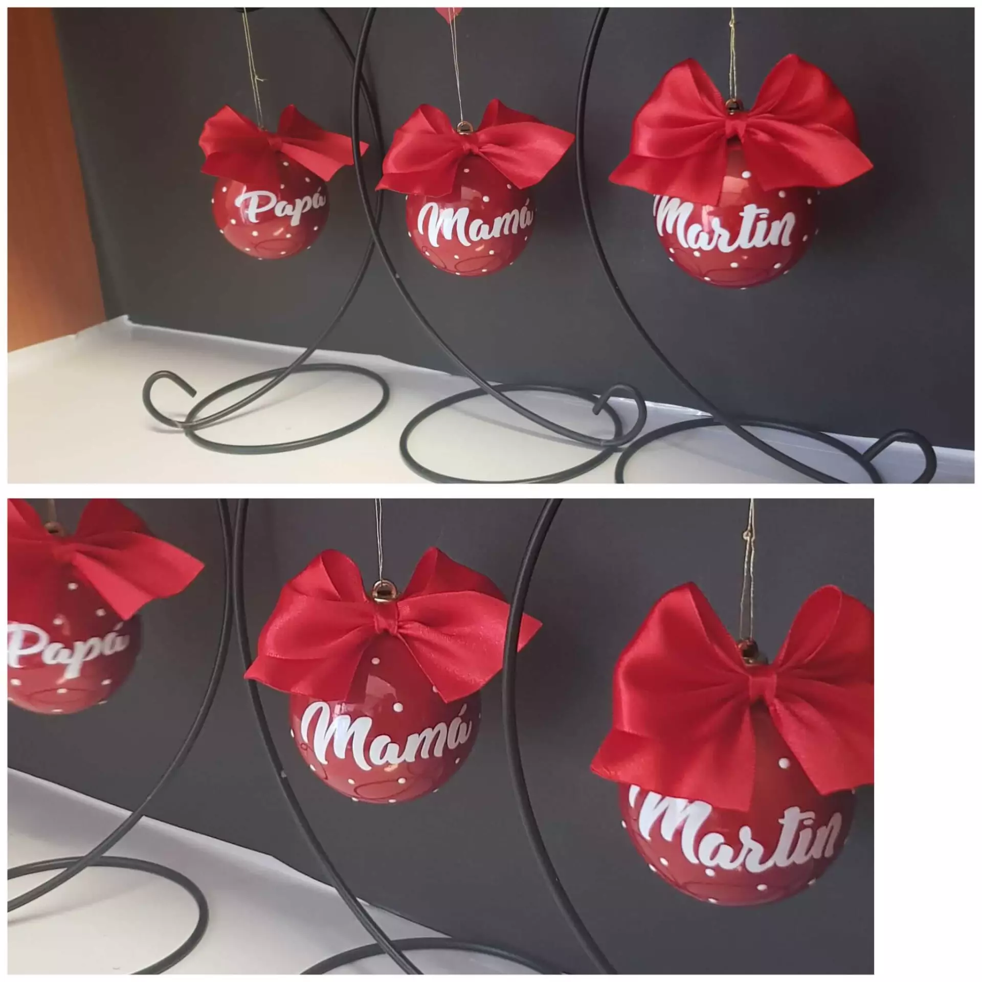 bolas de navidad personalizadas bolas navideรฑas bola de navidad