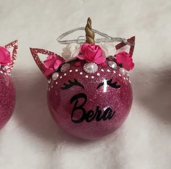 bolas de navidad unicornio