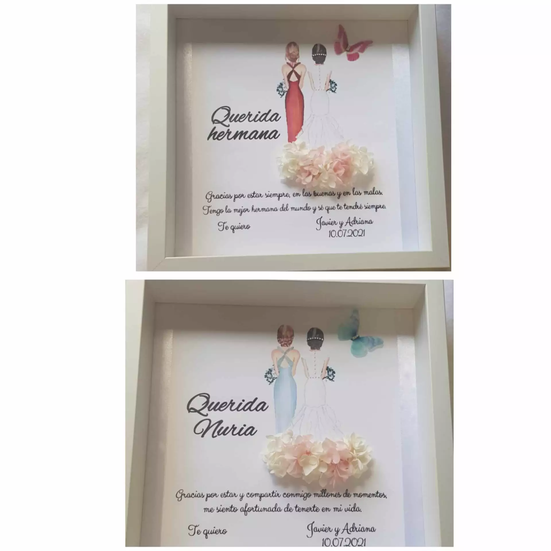 Cuadro personalizado decorado