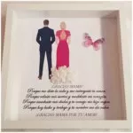 Cuadro de agradecimiento, mamá