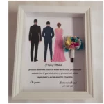 Cuadro de agradecimiento, padres