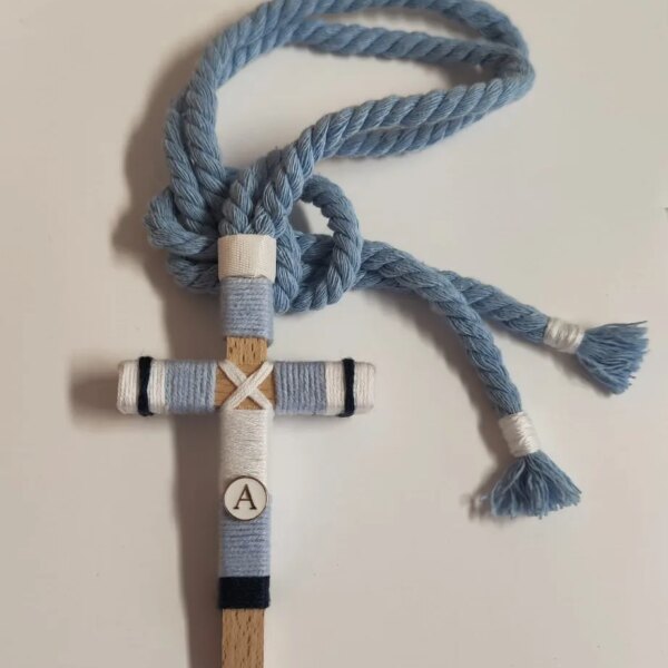 Cruz de madera para primera comunión