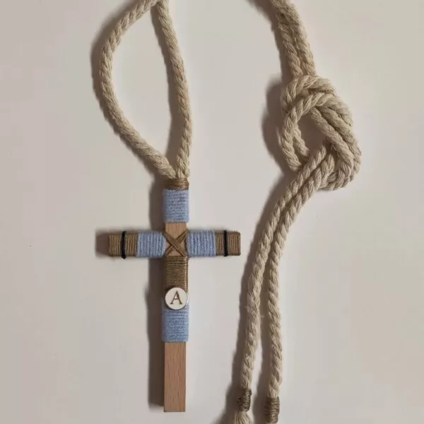 Cruz de madera para primera comunión