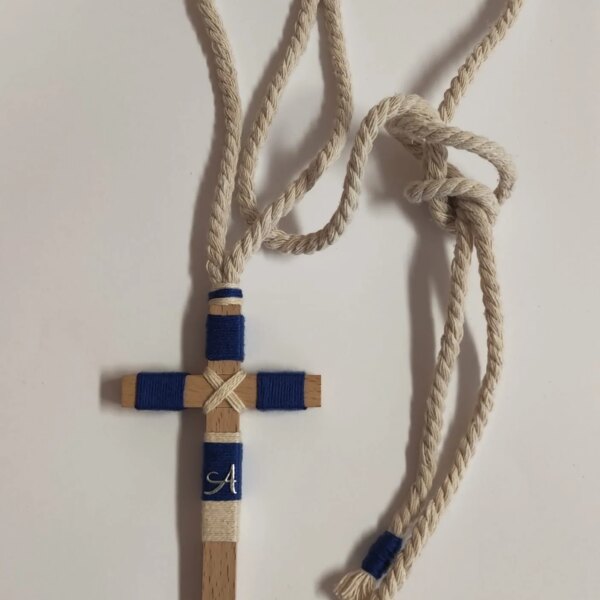 Cruz de madera para primera comunión