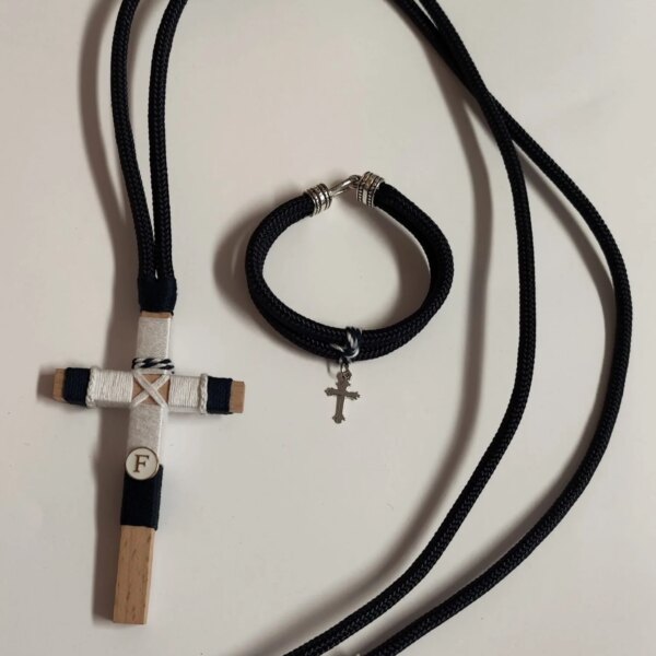 Cruz de madera para primera comunión