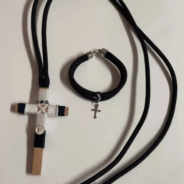 Cruz de madera para primera comunión