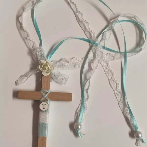 cruz de madera para primera comunión niña