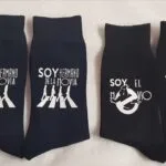 Calcetines personalizados padrino Beatles y marino náutico