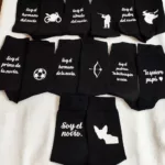 Calcetines personalizados primo, abuelo y hermano de la novia