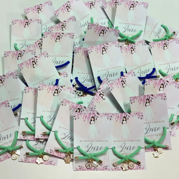Pulseras personalizadas comunion