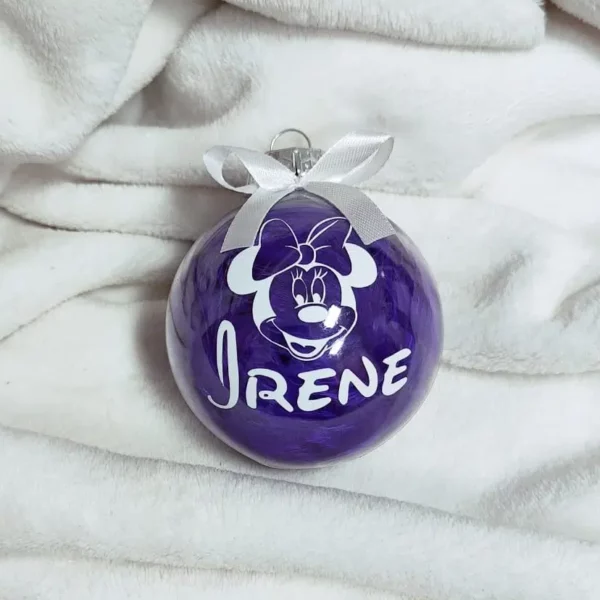 bolas de navidad personalizadas Relleno de plumas
