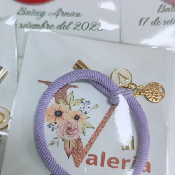 pulsera regalos para invitados bautizo